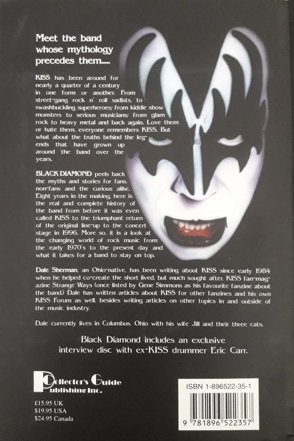 Black Diamond: The Unauthorized Biography of Kiss Book - Very Good Online