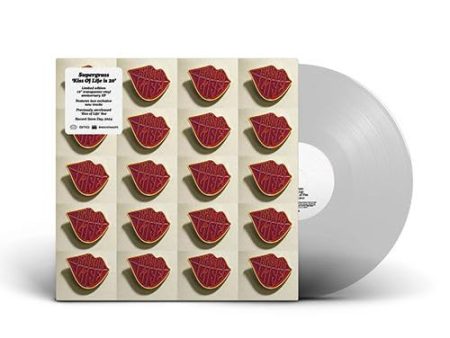 Supergrass Kiss of Life Is 20 (RSD  24) Anniversary EP Limited Edition 10  Transparent Vinyl LP For Cheap