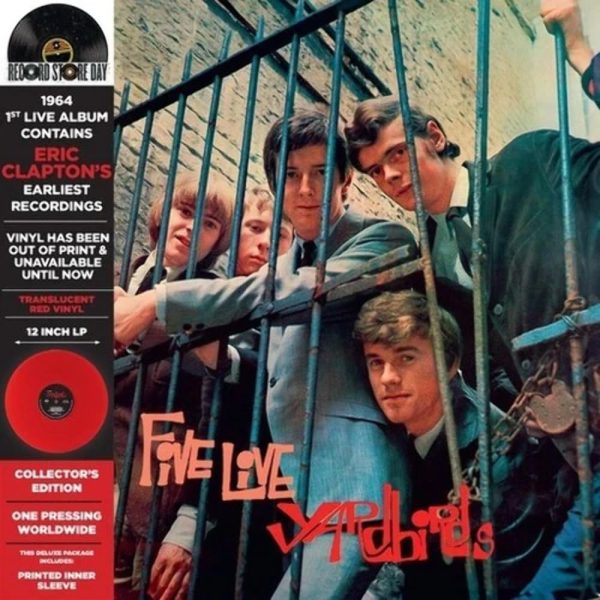 Yardbirds Five Live Yardbirds (RSD  24) Collector s Edition Pressed on Translucent Red Vinyl LP Cheap