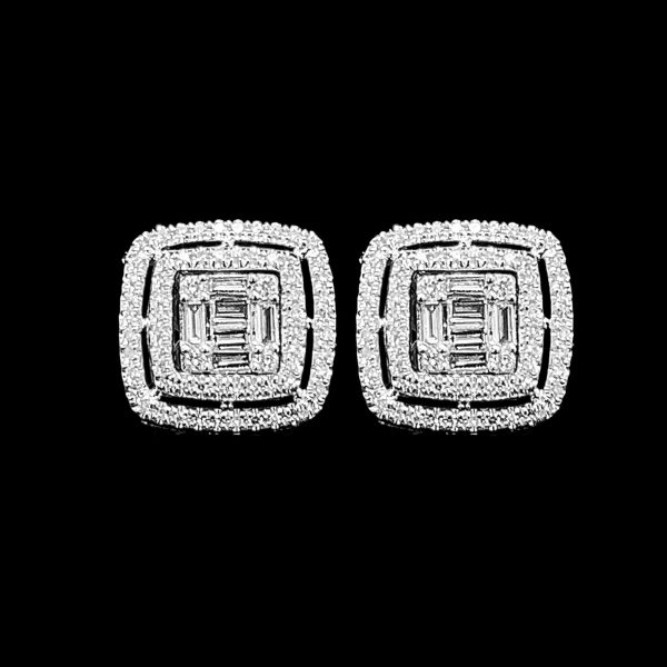 #LVNA2024 | Classic Multi-Wear Square Dangling Diamond Earrings 14kt Online