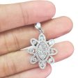 NEW Swirl Floral Diamond Pendant 18kt Online