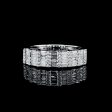 #ThePromise | Unisex Half Eternity Baguette Diamond Ring 14kt Cheap