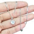 NEW 2ct Face Invisible Round Diamond Necklace 18kt Online Hot Sale