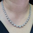 NEW Heart Classic Eternity Diamond Necklace 14kt on Sale