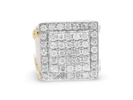 NEW Golden Box Clasp Diamond  Ring 14kt For Sale