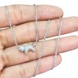 NEW Cat Love Diamond Necklace 18kt For Cheap