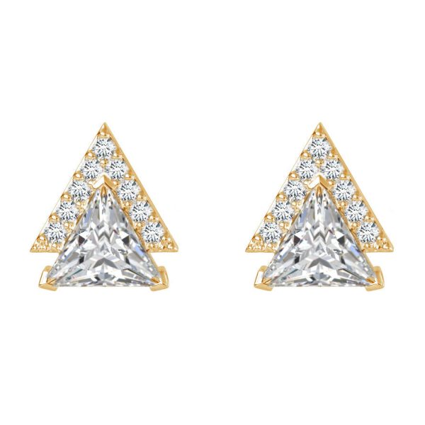 Aster Triangular Pico Earrings Cheap