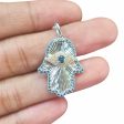 NEW Hamsa Diamond Pendant 14kt Online Hot Sale