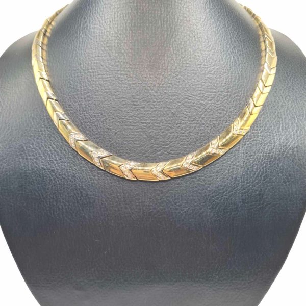 NEW Golden Arrow Diamond Necklace 18kt Online