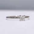 0.39ct H VS Princess Solitaire Diamond Engagement Ring 14kt #0082 Hot on Sale