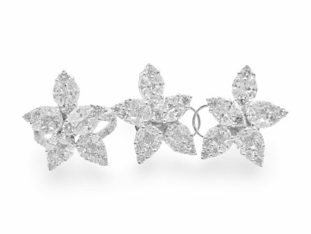 NEW Pear Marquise Diamond Jewelry Set 18kt Online Hot Sale