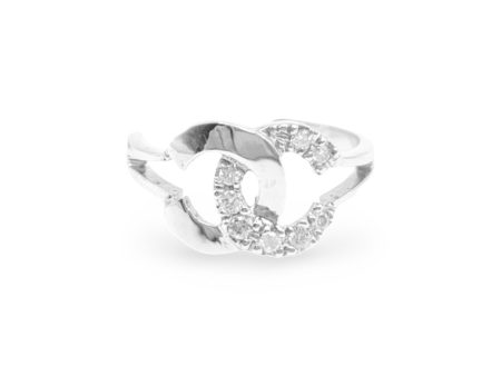 NEW Half Twin Round Diamond Ring 14kt Cheap