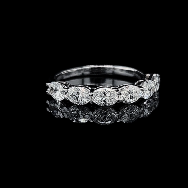 Oval Eastwest Half Eternity Diamond Ring #EternityByLVNA Online Sale