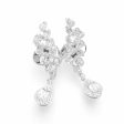 NEW Multi-Shape Pear Drop Dangling Diamond Earrings 18kt Cheap