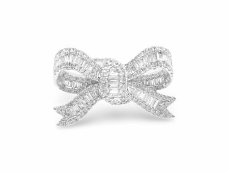 NEW Ribbon Diamond Ring 18kt Cheap