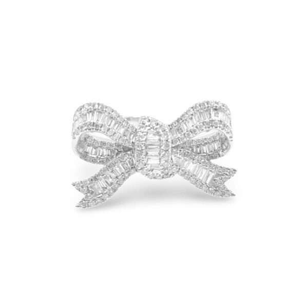 NEW Ribbon Diamond Ring 18kt Cheap