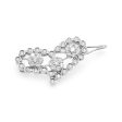 NEW Heart Deco Statement Diamond Brooch 18kt Cheap