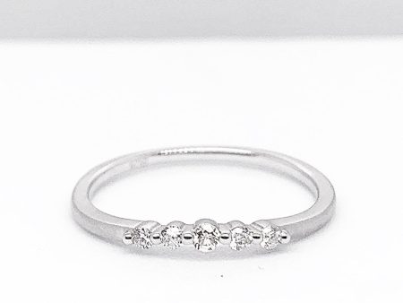 #LVNA2024 | Round Half Eternity Promise Matte Diamond Ring 18kt Cheap