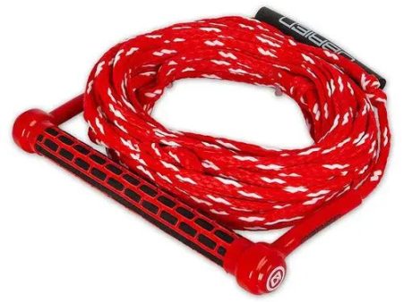 O Brien 1-Section Deep V Ski Combo Rope - Red For Discount