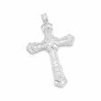 NEW Large Cross Religious Diamond Pendant 18kt Sale