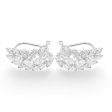 NEW Pear Feather Diamond Earrings 18kt Fashion