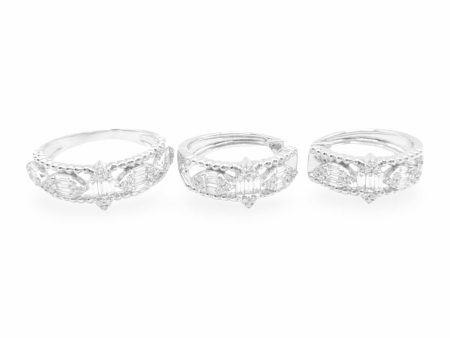 NEW Trio Marquise Diamond Jewelry Set 14kt For Discount