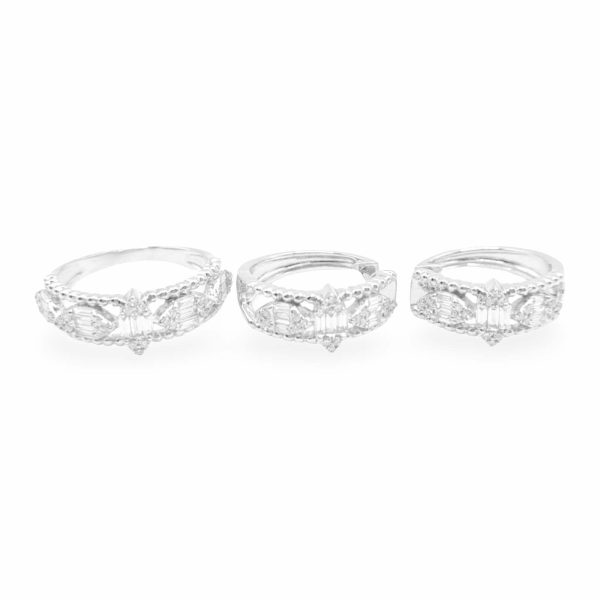 NEW Trio Marquise Diamond Jewelry Set 14kt For Discount