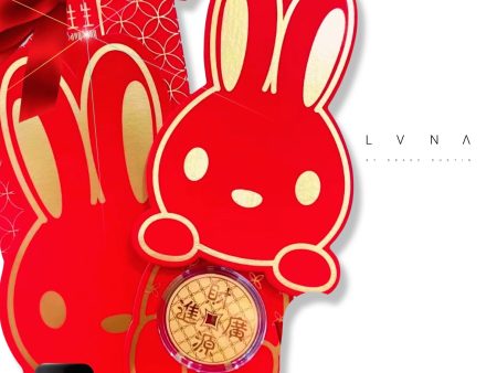 THE VAULT | 24K Pure Gold Spinning Coin (999.9au) Lucky Bunny Ampao For Sale