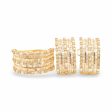 NEW Golden Half Eternity Millionaire Diamond Jewelry Set 18kt Online Hot Sale