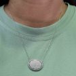 NEW Oval Diamond Necklace 14kt Fashion