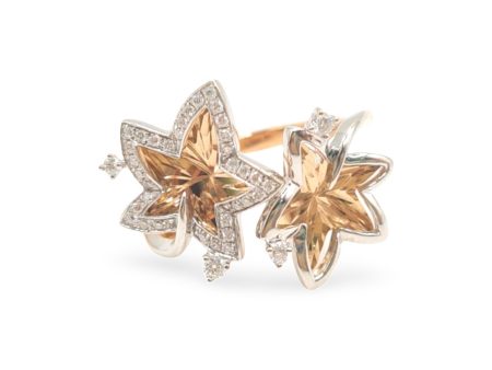 NEW Star Duo Diamond Ring 18kt Online now