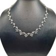 NEW Zigzag Marquise Deco Diamond Necklace 14kt Online