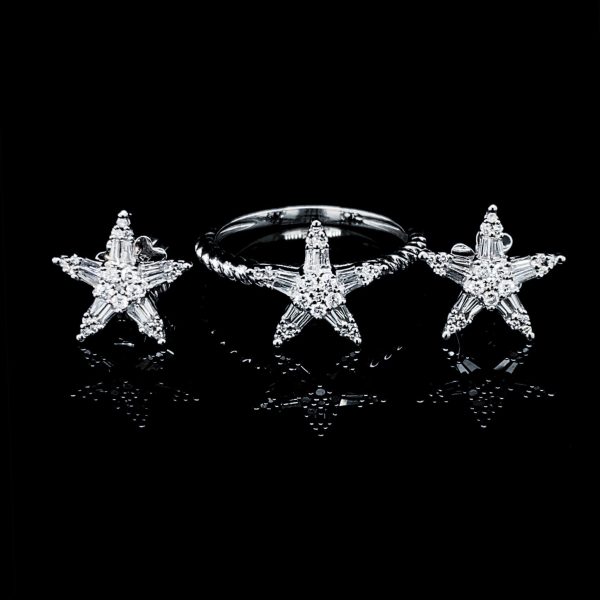 #LVNA2024 | Star Deco Diamond Jewelry Set 14kt For Cheap