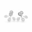 NEW Trio Oval Jacket Diamond Earrings 14kt Sale