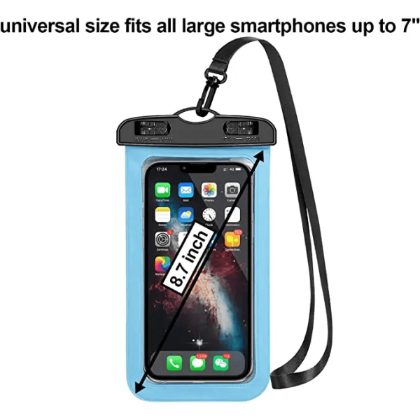 Universal Waterproof Phone Pouch, Large Phone Waterproof Case Dry Bag IPX8 Outdoor Sports for Apple iPhone 14 13 12 11 Pro Max XS Max XR X 8 7 6 Plus SE, Samsung S21 S20 S10,Note,Up to 6.7  For Discount