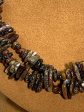 Three Strand Fossilized Dinosaur Bone Necklace by Alfred Lee Junior Cheap