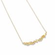 NEW Colored Diamonds Bar Necklace 14kt Fashion