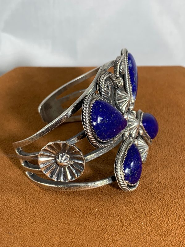 Lapis Butterfly Cuff from First American Traders For Cheap