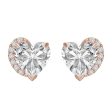 Aster Heart Amour Earrings Online