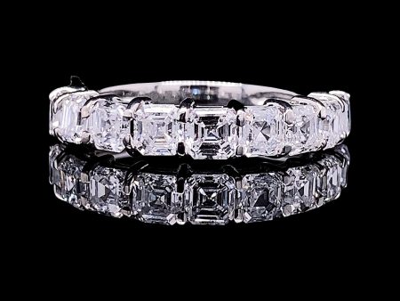 Assher Solitaire Eternity Diamond Ring #EternityByLVNA Cheap