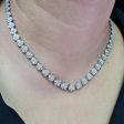 NEW Classic Round Diamond Necklace 14kt Online Hot Sale