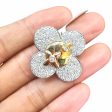 NEW Clover Round Diamond Pendant 18kt Discount