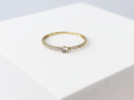 #LVNA2024 | Golden Half Eternity Promise Diamond Ring 18kt Sale