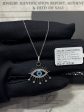 #LVNAPP | Evil Eye White Sapphire Diamond Necklace 18kt Online Sale