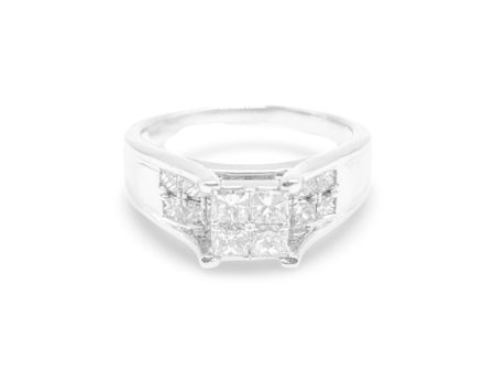 NEW Unisex Princess Diamond Ring 14kt Supply