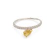 New Pear Colored Diamond Half Eternity Ring 14kt on Sale