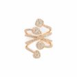 NEW Crossover Multi-Shape Split Diamond Ring 18kt For Cheap