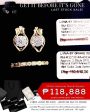 #LVNA2024 Golden Round Bagueþe Diamond Jewelry Set 18kt For Cheap