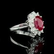 Ruby Gemstones Diamond Ring 14kt Supply