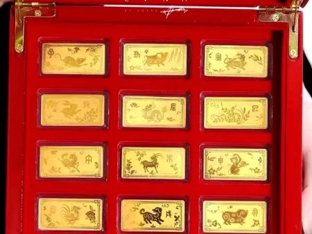 THE VAULT | 24K Zodiac Gold Bars (999.9au) in Luxury Wooden Case Online